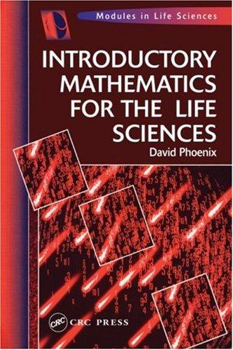 Cover for Introductory mathematics for the life sciences