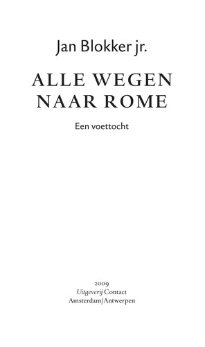 Cover for Alle wegen naar Rome