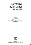 Cover for Computational Systems Analysis