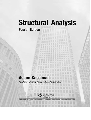 Cover for Structural Analysis
