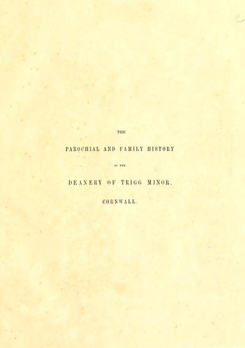 Cover for History of St. Bruered, alias St. Breward, alias Simonward.
