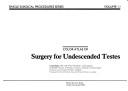 Cover for Color atlas of surgery for undescended testes
