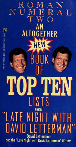 Cover for An Altogether new book of top ten lists
