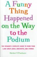 Cover for A Funny Thing Happened on the Way to the Podium 