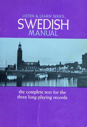 Cover for Listen and Learn Swedish