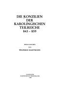 Cover for Die Konzilien der karolingischen Teilreiche, 843-859