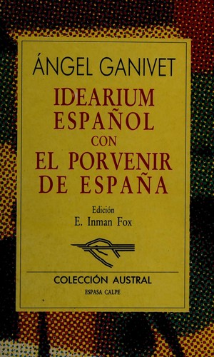 Cover for Idearium Español. el Porvenir de España