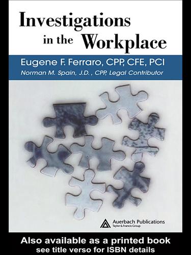 Cover for Investigations in the Workplace