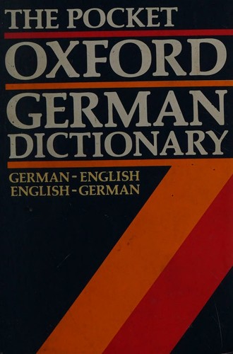 Cover for The pocket Oxford German dictionary