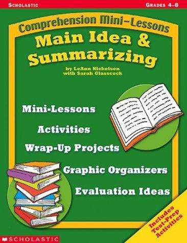 Cover for Comprehension Mini-lessons