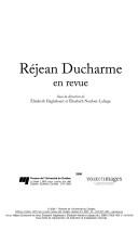 Cover for Réjean Ducharme en revue