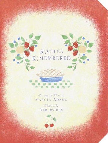Cover for Recipes Remembered