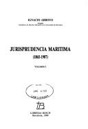 Cover for Jurisprudencia marítima (1865-1987)