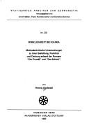 Cover for Wirklichkeit bei Kafka