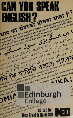 Cover for 'Can you speak English?'