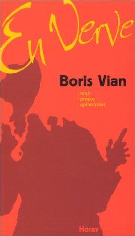 Cover for Boris Vian en verve 