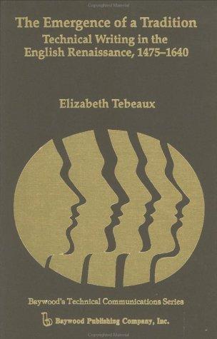 Cover for The Emergence of a Tradition