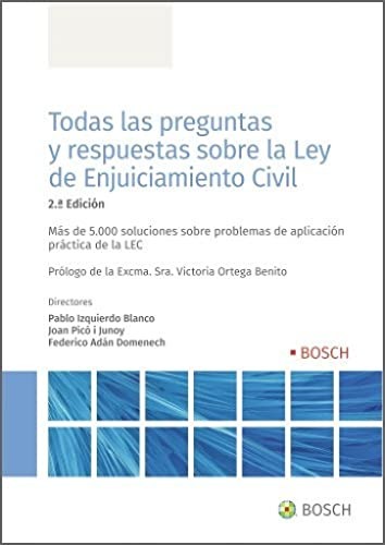 Cover for Todas las preguntas y respuestas sobre la Ley de Enjuiciamiento Civil