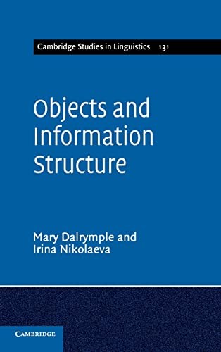 Cover for Objects and information structure