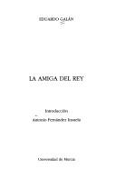 Cover for La amiga del Rey