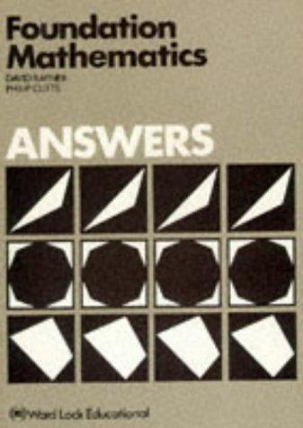 Cover for Foundation Mathematics