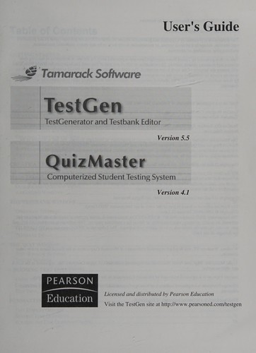 Cover for TestGen 5.5, QuizMaster 4.1, for Sociology 10th