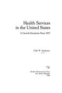 Cover for Health services in the United States