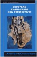 Cover for European Avant-Garde