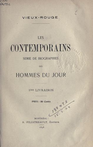 Cover for contemporains