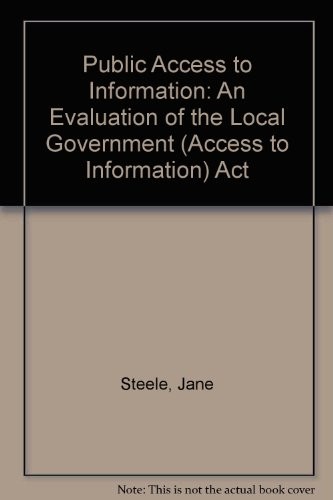 Cover for Public Access to Information
