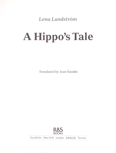 Cover for A hippo's tale