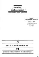 Cover for Estudios michoacanos