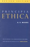 Cover for Principia ethica