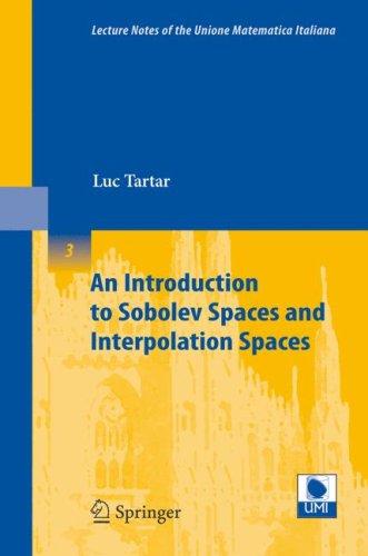Cover for An Introduction to Sobolev Spaces and Interpolation Spaces (Lecture Notes of the Unione Matematica Italiana)