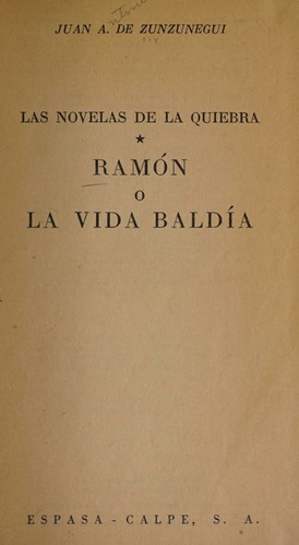 Cover for Ramón