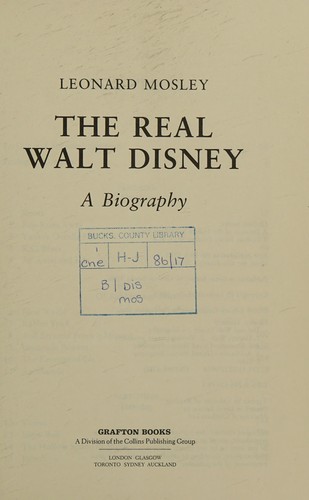 Cover for Real Walt Disney
