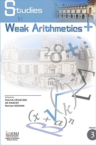 Cover for Studies in Weak Arithmetics