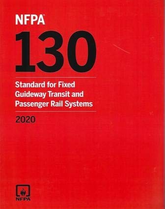 Cover for NFPA 130, Standard for Fixed Guideway Transit and Passenger Rail Systems
