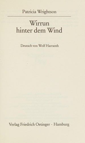 Cover for Wirrun hinter dem Wind