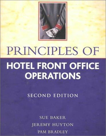 Cover for Principles of Hotel Front Office Operations (Tourism & Hospitality)