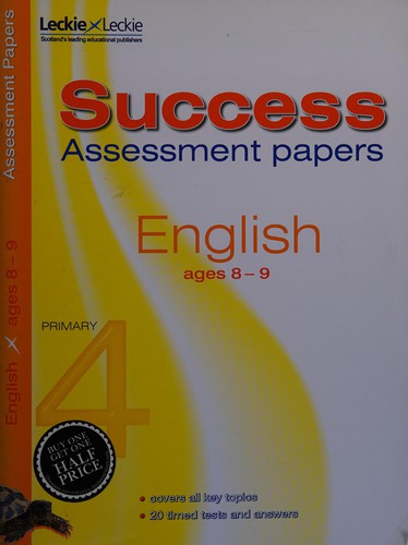 Cover for Success assessment papers