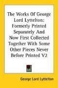 Cover for The Works Of George Lord Lyttelton