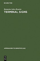 Cover for Terminal signs