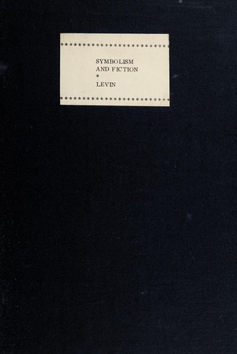 Cover for Symbolism and fiction.
