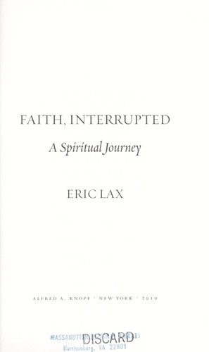Cover for Faith, interrupted