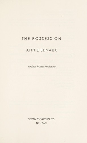Cover for The possession