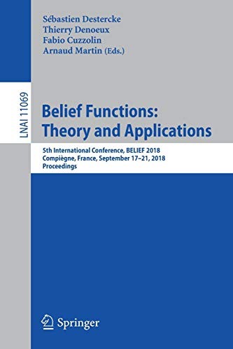 Cover for Belief Functions : Theory and Applications
