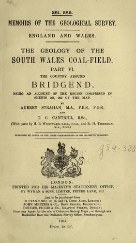 Cover for The geology of the South Wales coal-field 