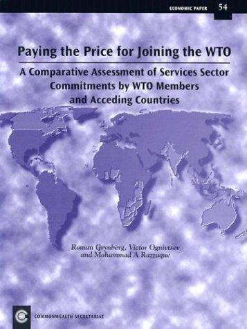Cover for Paying the Price for Joining the WTO