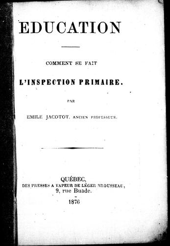 Cover for Education